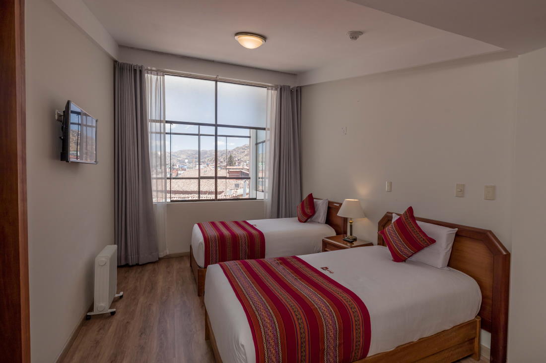 Habitación Doble Estándar - 2 camas - Quechua Plaza Hotel
